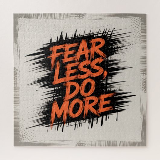 Fear Less, Do More Puzzle (Vertikal)