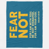 Fear not, for I am with you Fleecedecke (Vorderseite)