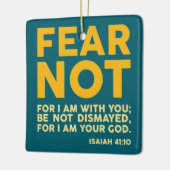 Fear not, for I am with you Keramikornament (Links)