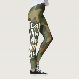 FEAR NOT, ICH BIN mit Ihnen - Isaiah 41:10 Camoufl Leggings