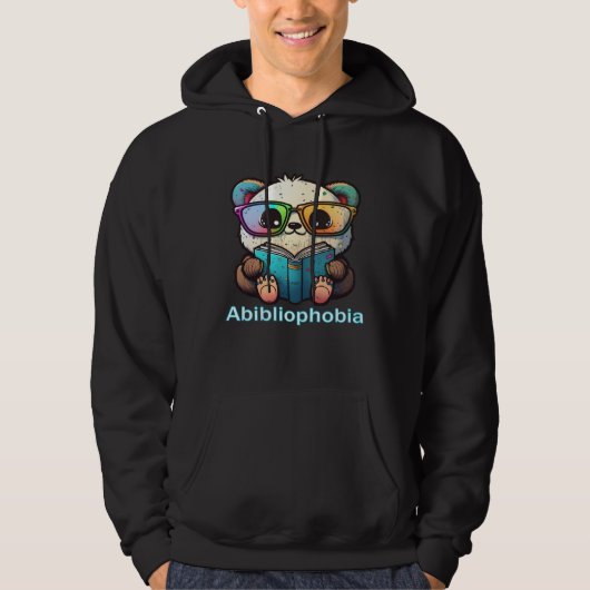Fear of Running Out of Books to Read Abibliophobia Hoodie (Vorderseite)