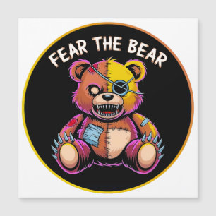 Fear the Bear Magnetkarte