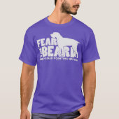 Fear the Beard Wirehaired Pointing Griffon Dog T-Shirt (Vorderseite)