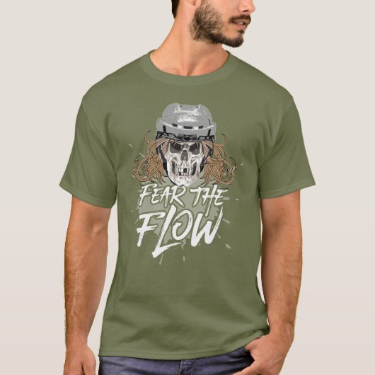 Fear The Flow (hockey hair) T-Shirt (Vorderseite)