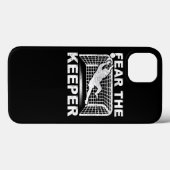 Fear The Keeper Goalkeeper Goalie Soccer Gift Case-Mate iPhone Hülle (Rückseite (Horizontal))
