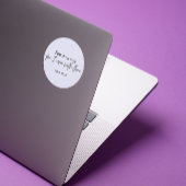 Fear Thou Not Isaiah 41:10 Christian Sticker 