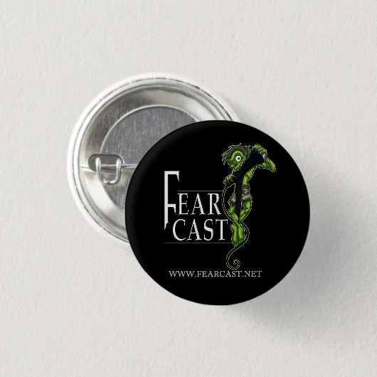 FearCast Logo-Knopf Button (Vorne & Hinten)