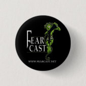 FearCast Logo-Knopf Button (Vorderseite)