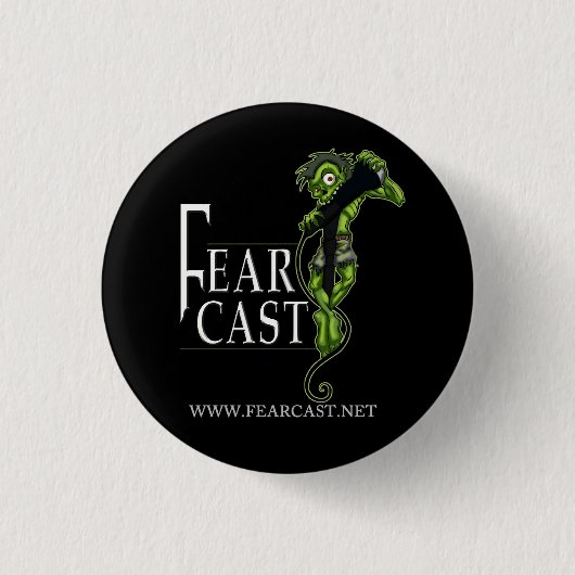 FearCast Logo-Knopf Button (Vorderseite)