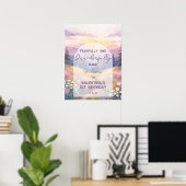 Fearfully and Onederfully Made Bible Girl Birthday Poster (Heimbüro)