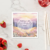 Fearfully and Onederfully Made Girl First Birthday Serviette (Beispiel)