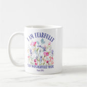 Fearfully And Wonderfully Made Floral Christian Bi Kaffeetasse (Links)