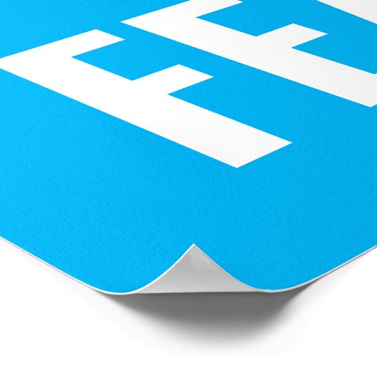 Fearless Bald Eagle Motivierend Courage Artwork Poster (Ecke)