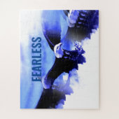 Fearless Bald Eagle Motivierend Courage Artwork Puzzle (Vertikal)