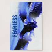 Fearless Bald Eagle Motivierend Courage Artwork Puzzle (Vertikal)