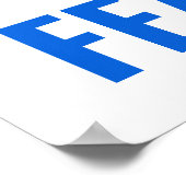 Fearless Bald Eagle Motivierend Courage Pop Art Poster (Ecke)