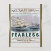 Fearless Clipper Segelsport Postkarte (Vorderseite)