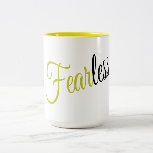 Fearless cupo zweifarbige tasse (Mittel)