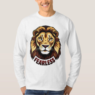 Fearless_d.no.1- von Maaya_P, Men Long Sleeve Whit T-Shirt