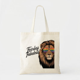 Fearless & Fabulous Pride Lion Tote Bag Tragetasche