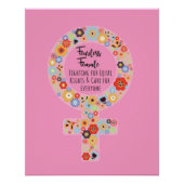 Fearless Female Pink Poster (Vorderseite)