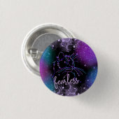Fearless Galaxy Cat Button (Vorne & Hinten)