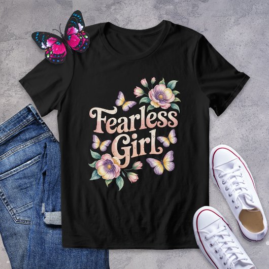 Fearless Girl Butterfly und Shirt