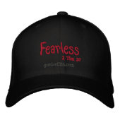 FEARLESS gotGod316.com 2 Timothy 2:7 Bestickte Kappe (Vorderseite)