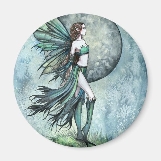 Fearless Gothasy Fantasy Molly Harrison Fairy Art Magnet (Vorne)