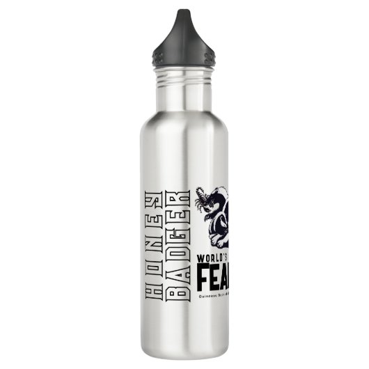 FEARLESS Honey Badger Edelstahlflasche (Links)
