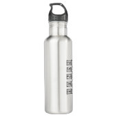 FEARLESS Honey Badger Edelstahlflasche (Rückseite)