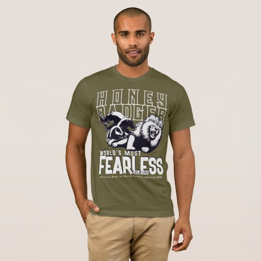 FEARLESS Honey Badger T-Shirt (Vorne ganz)