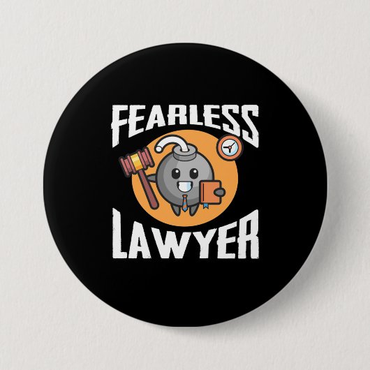 Fearless Lawyer Button (Vorderseite)