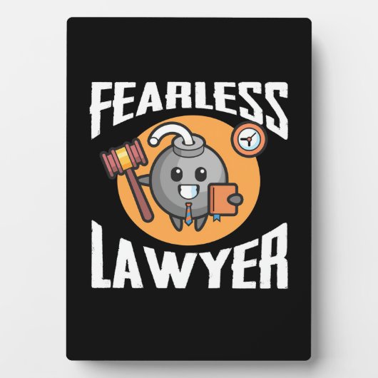Fearless Lawyer Fotoplatte (Vorderseite)