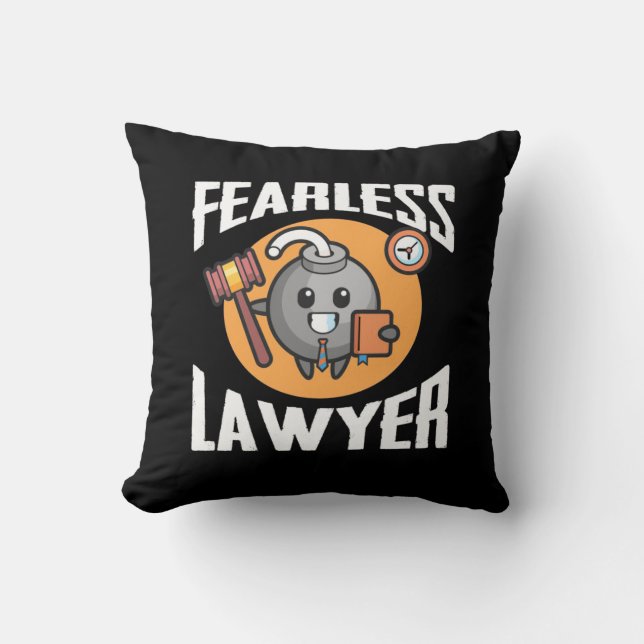 Fearless Lawyer Kissen (Vorderseite)