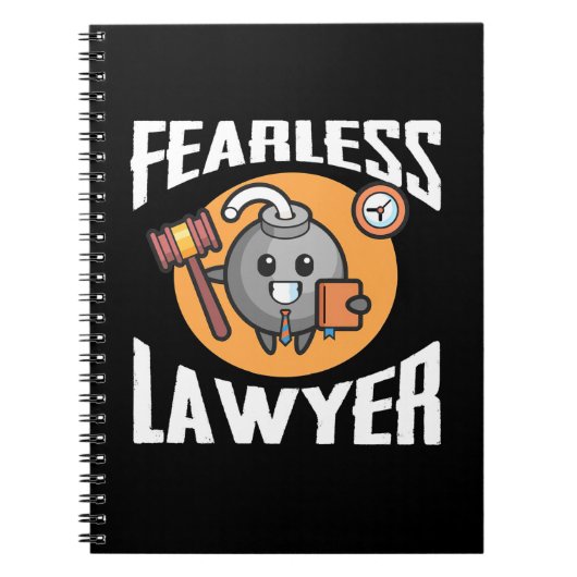 Fearless Lawyer Notizblock (Vorderseite)