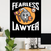 Fearless Lawyer Poster (Heimbüro)