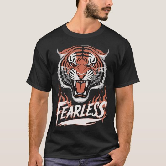Fearless Like a Tiger T-Shirt (Vorderseite)