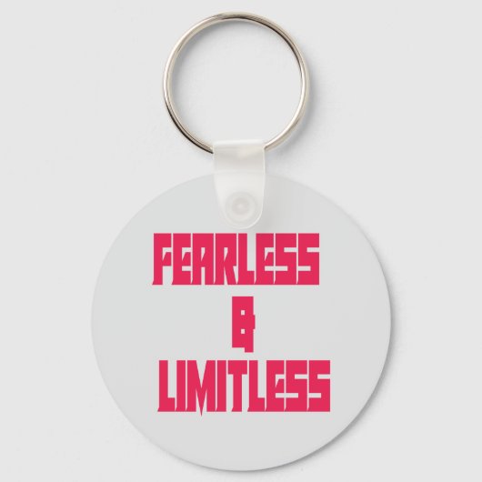 Fearless & Limitless Schlüsselanhänger (Vorderseite)
