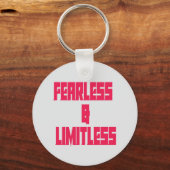 Fearless & Limitless Schlüsselanhänger (Vorderseite)