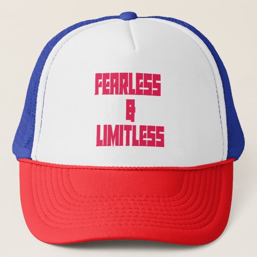 Fearless & Limitless Truckerkappe (Vorderseite)