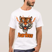 Fearless Lion – Bold Streetwear Design T-Shirt (Vorderseite)