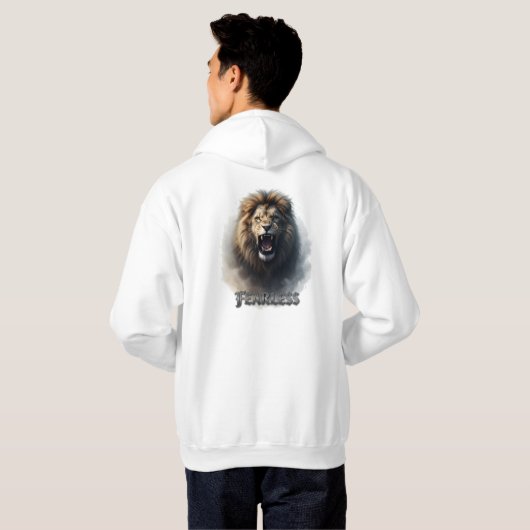 Fearless Lion T - Shirt (Schwarz voll)