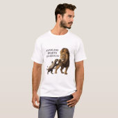 Fearless Lion T-Shirt – Bold Spirit, Brave Heart (Vorne ganz)