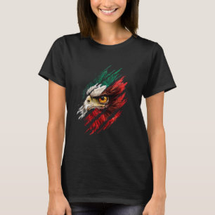 Fearless Mexicanche Eagle Bird Eye Claw Scratch Ar T-Shirt