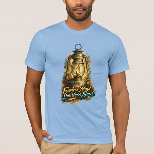 Fearless Mind Limitless Soul Lantern Inspirational T-Shirt (Vorderseite)