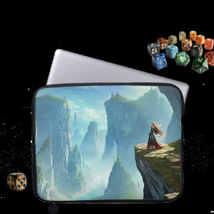 Fearless Mountain Woman Electronics Bag Laptopschutzhülle