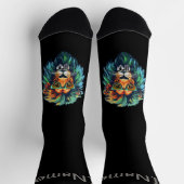 Fearless Roar – Bold Lion  Socken (Oben)