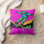 Fearless - Snowboarder Kissen (Decke)