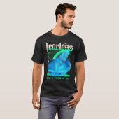 Fearless Vaporwave Synthwave Ästhetische Griechisc T-Shirt (Vorne ganz)